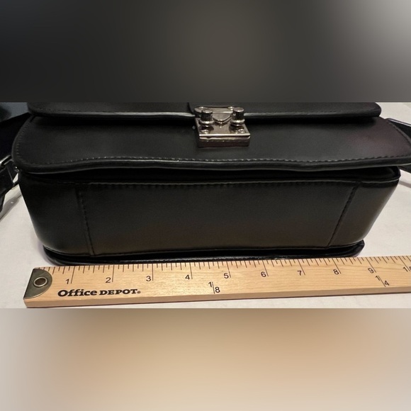 KC JAGGER Black & Silver Studded Leather Crossbody Bag - Picture 7 of 11